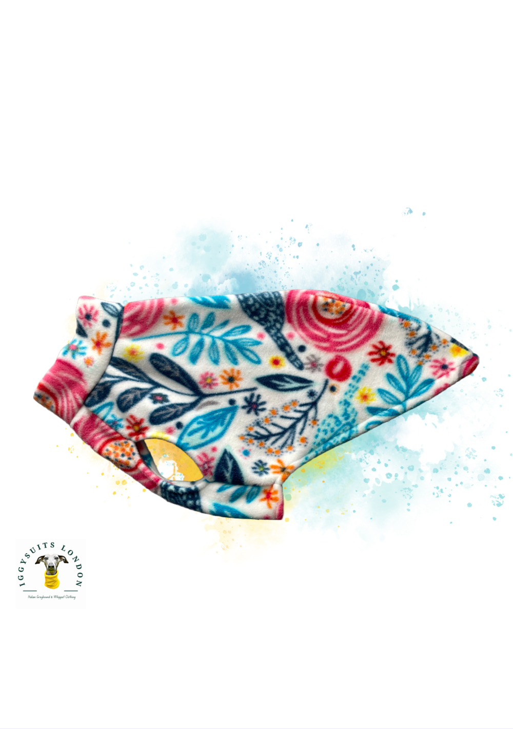 Fleece Vest - Peony Garden