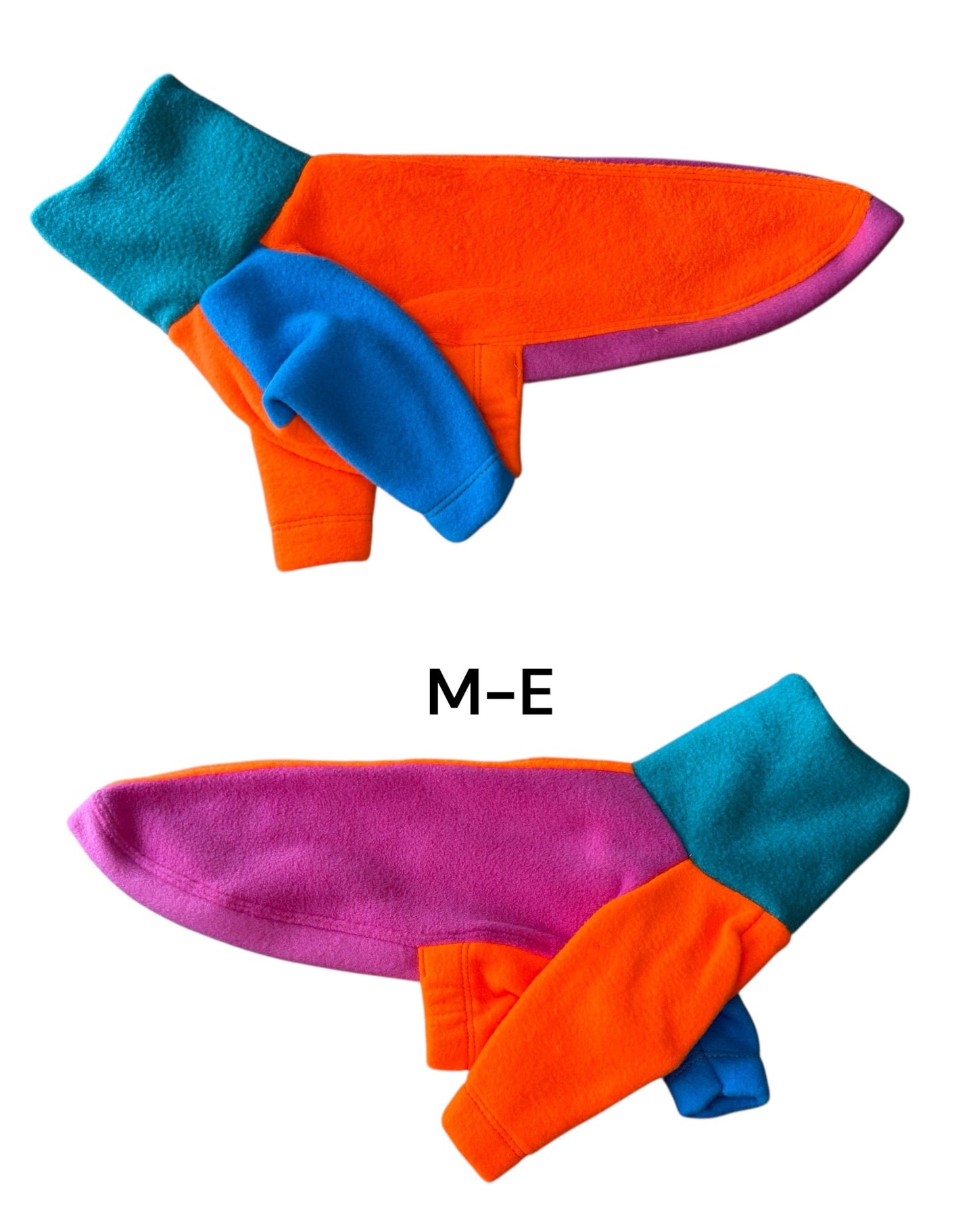 Fleece Jumper - Neon Colourblock