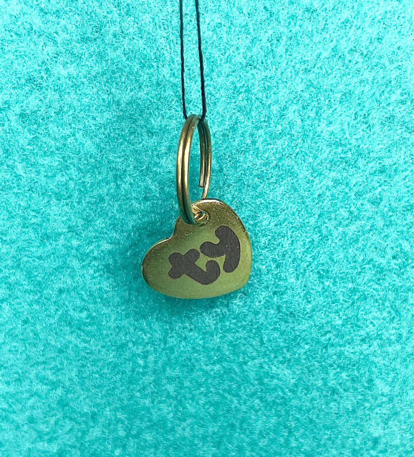 Engraved Dog Tags - Heart