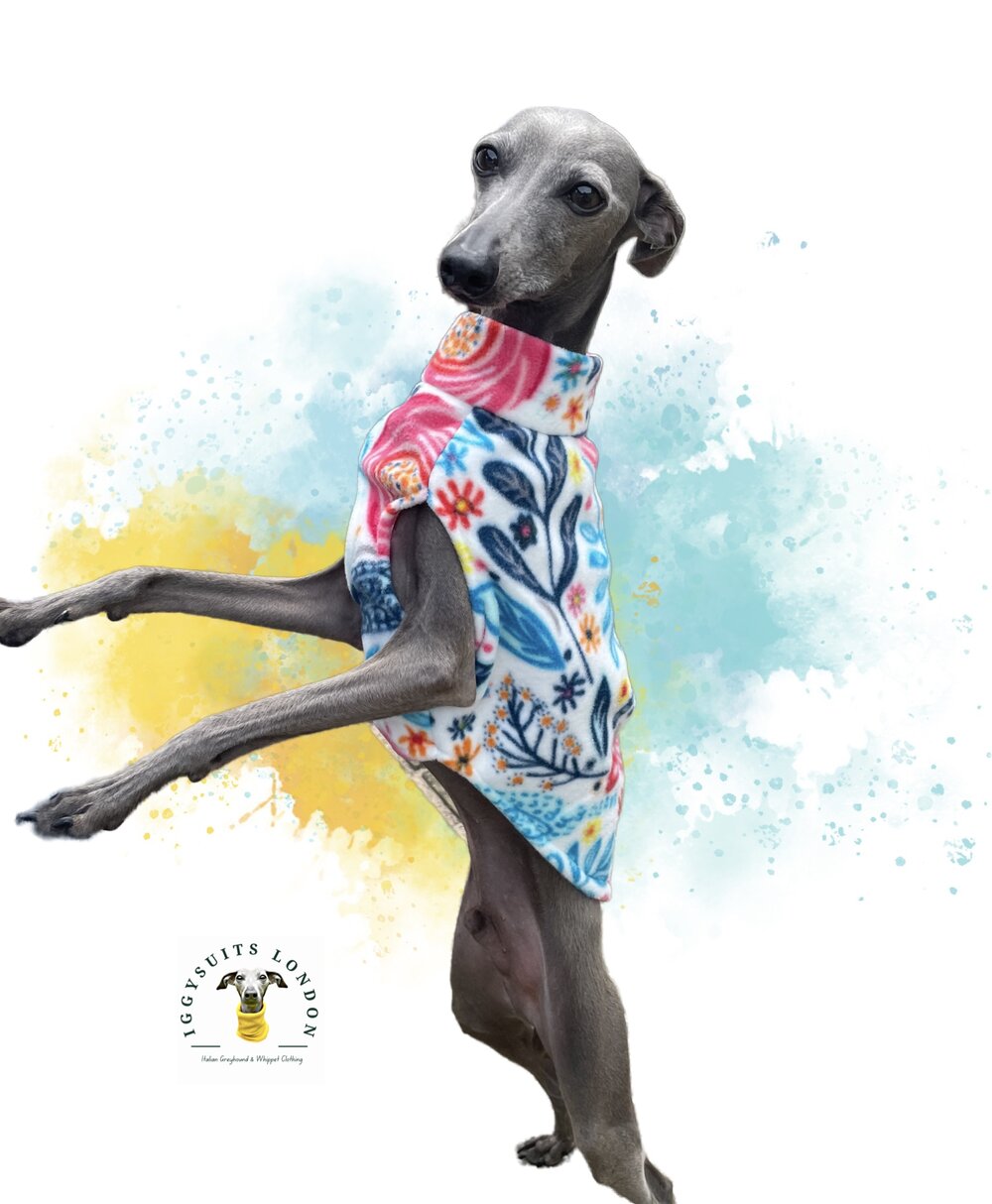 Fleece Vest - Peony Garden