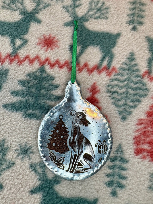 Christmas Decoration - Hound Bauble