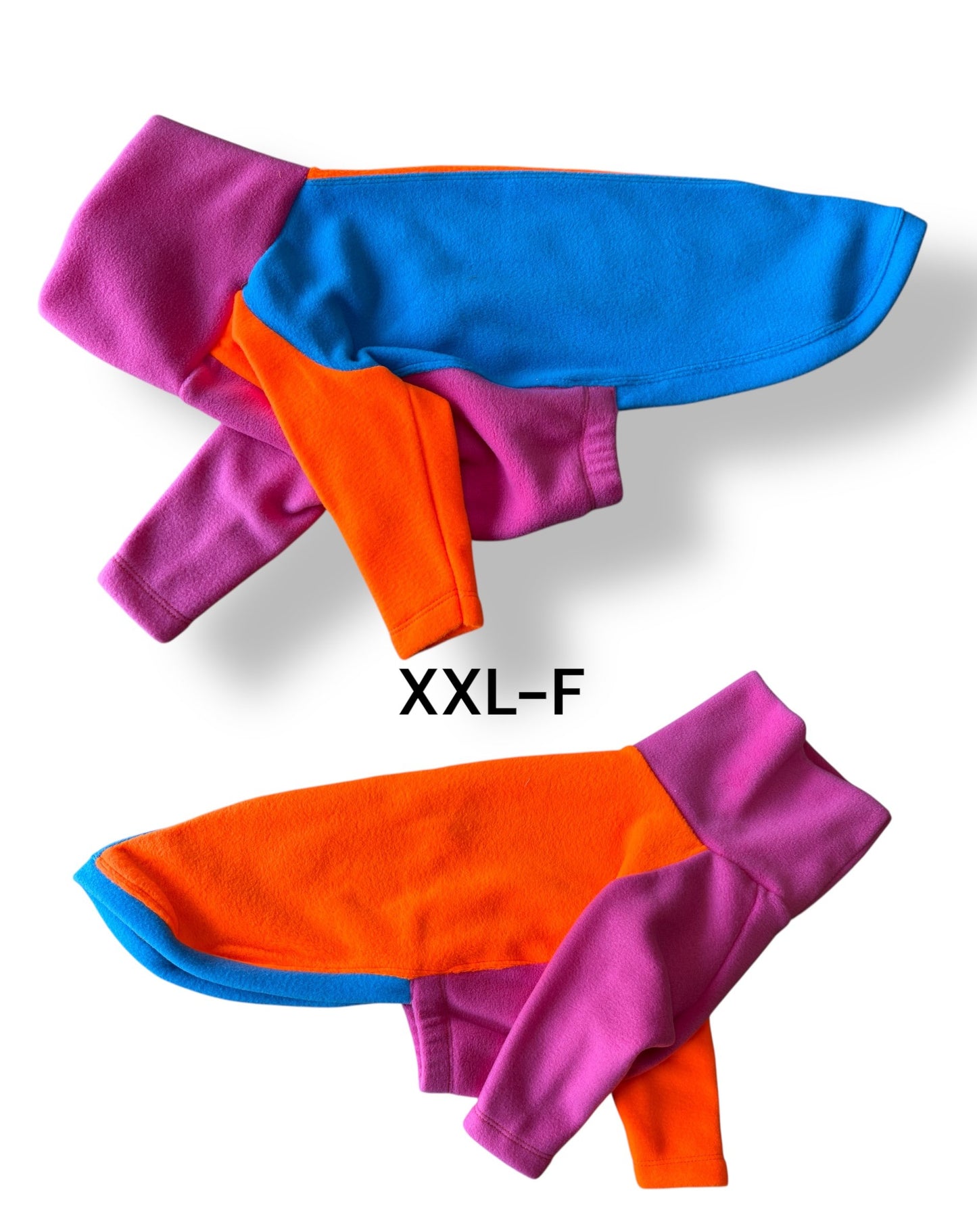 Fleece Jumper - Neon Colourblock