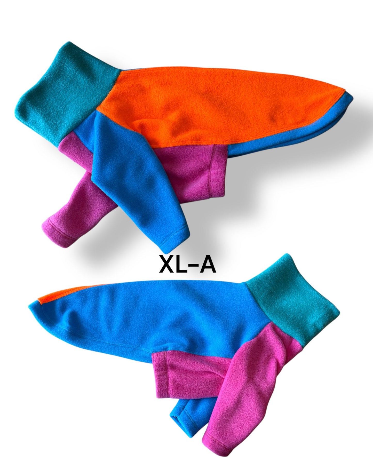 Fleece Jumper - Neon Colourblock