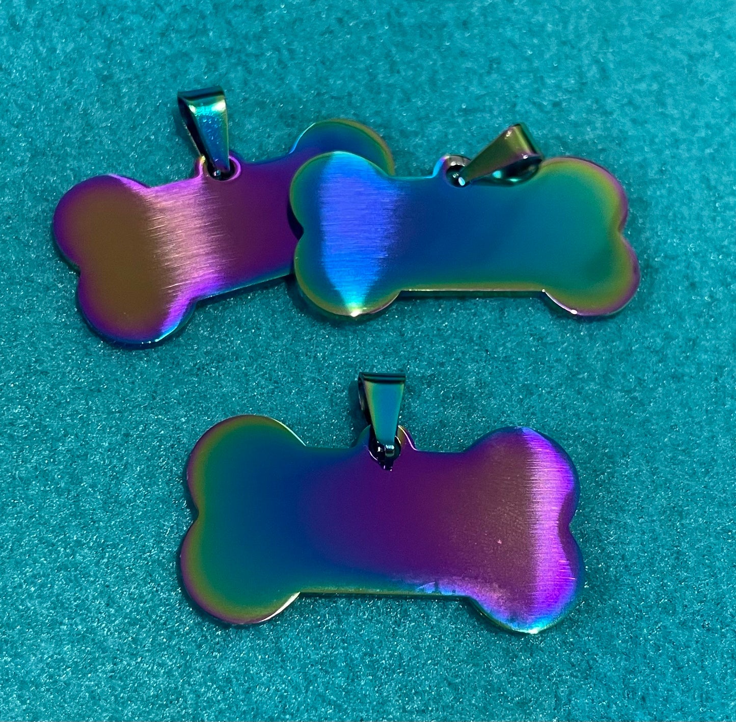 Engraved Dog Tags - Bones
