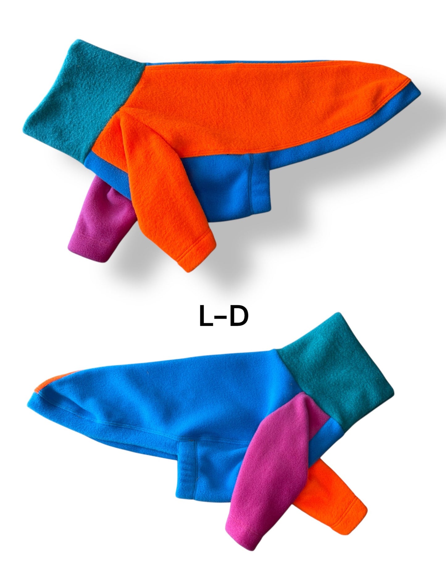Fleece Jumper - Neon Colourblock