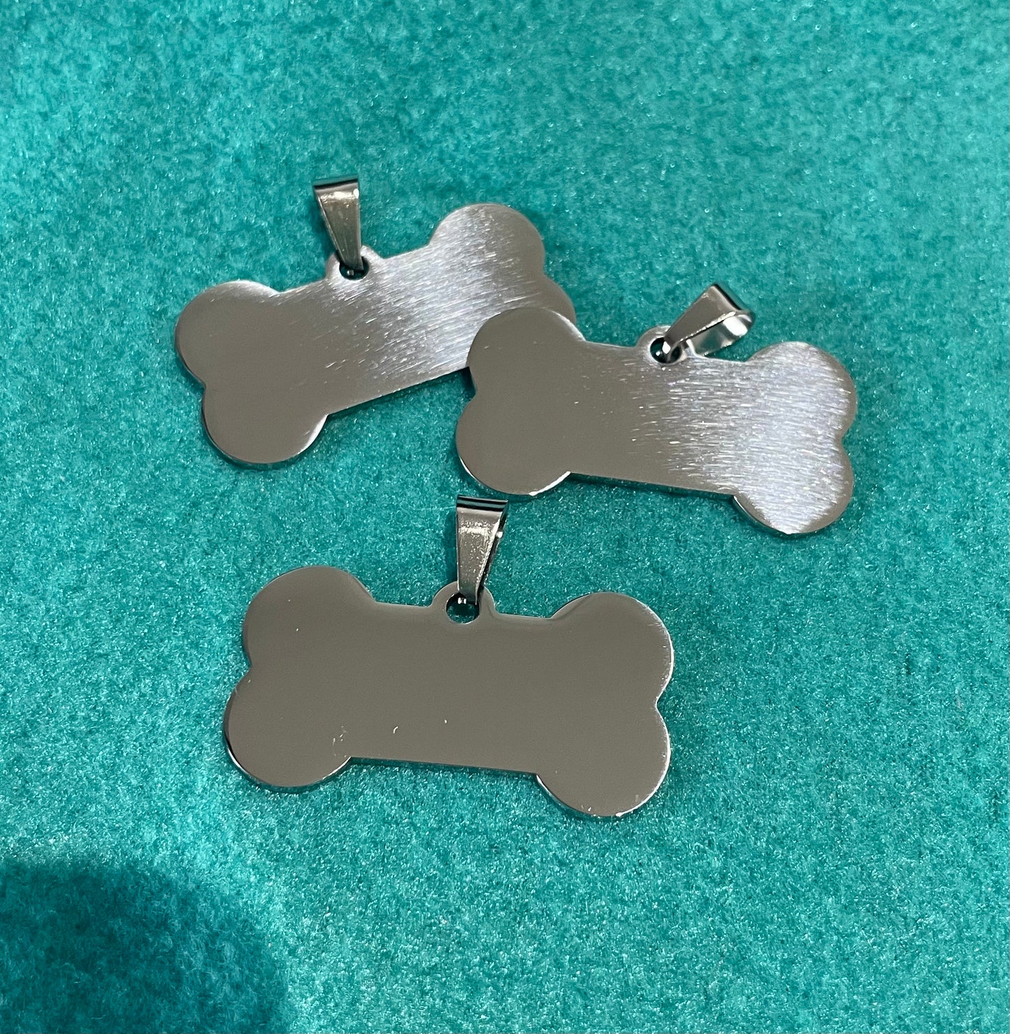 Engraved Dog Tags - Bones