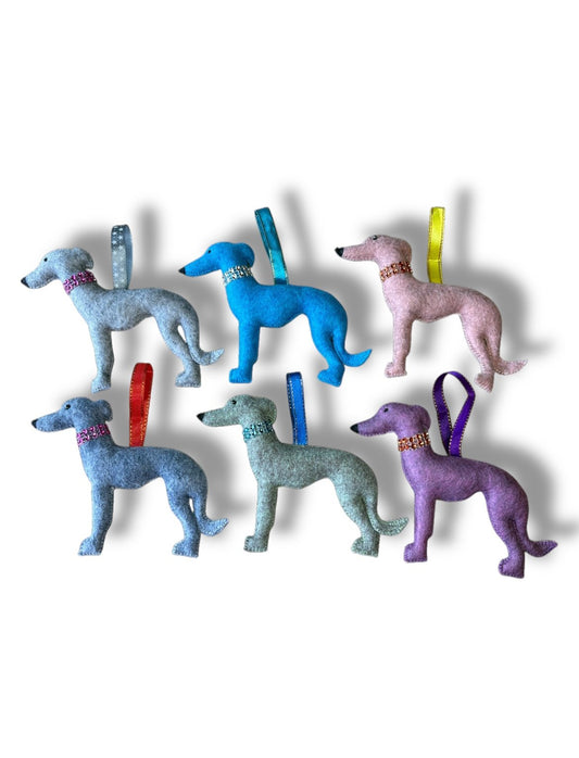 Christmas Tree Decoration - Felt Hound