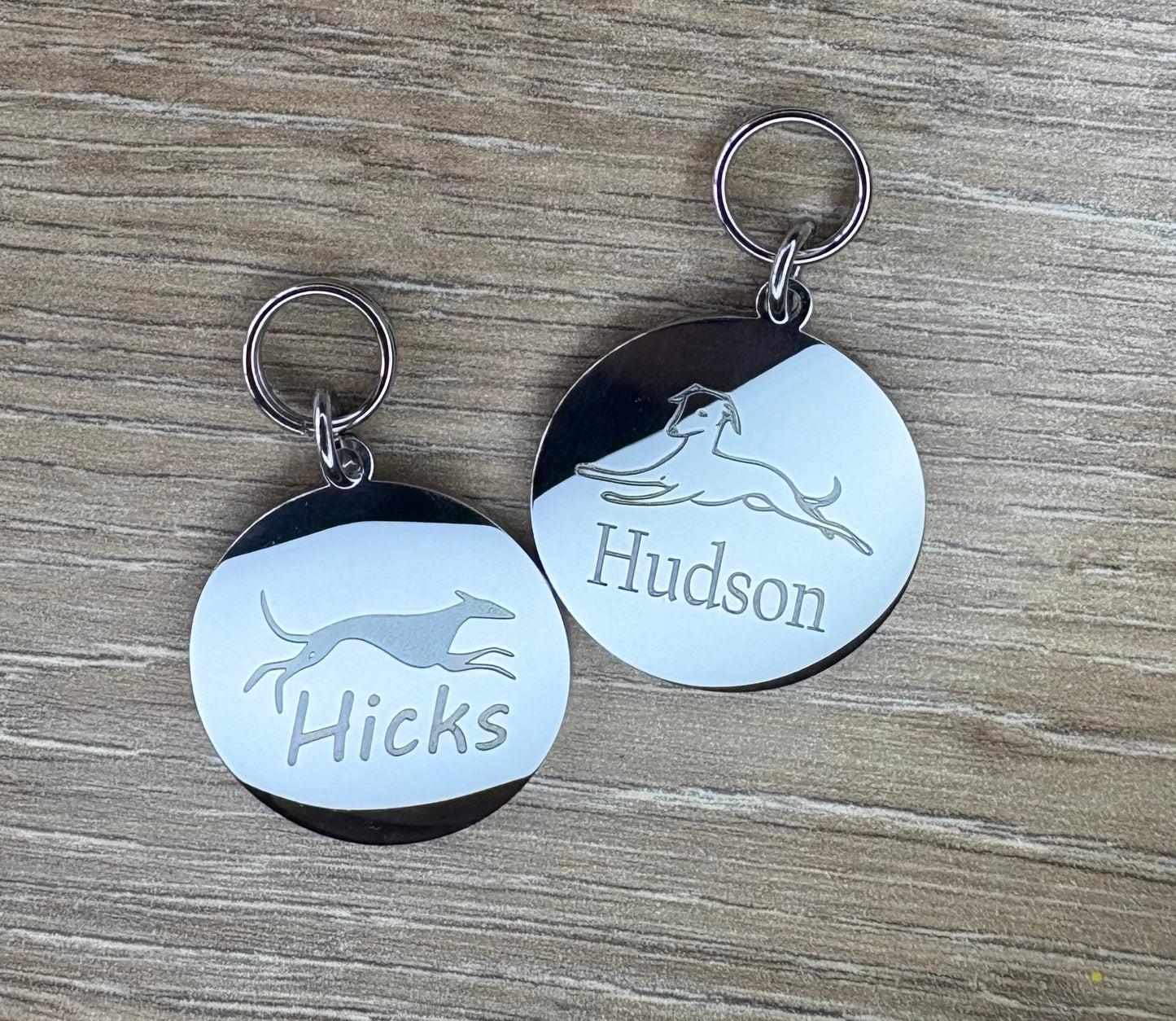 Engraved Dog Tags - Hexagonal
