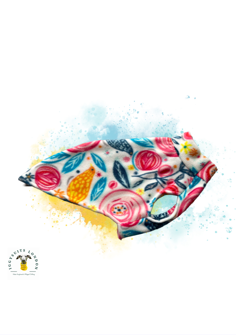 Fleece Vest - Peony Garden