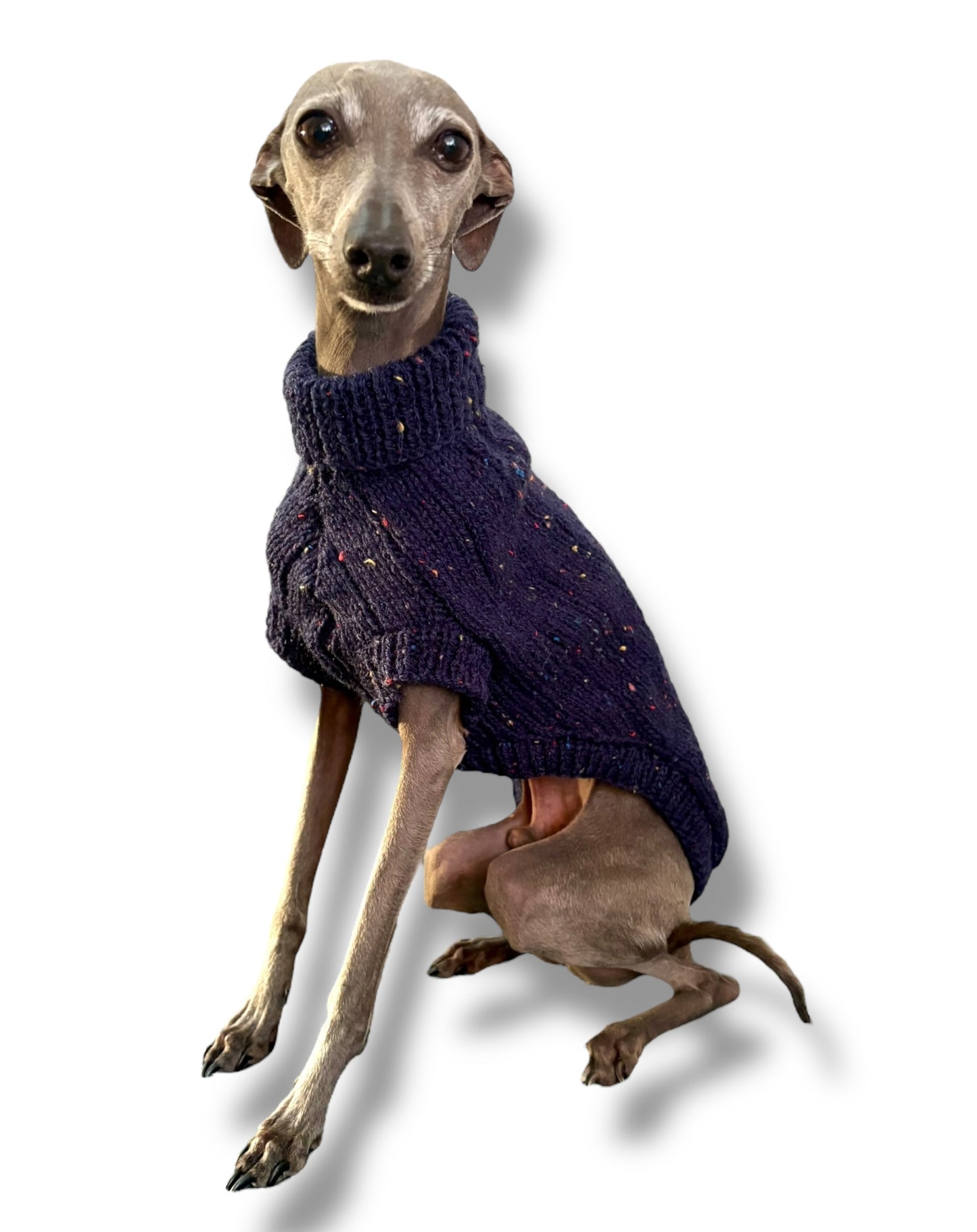 Knitted Jumper - Liquorice Blue