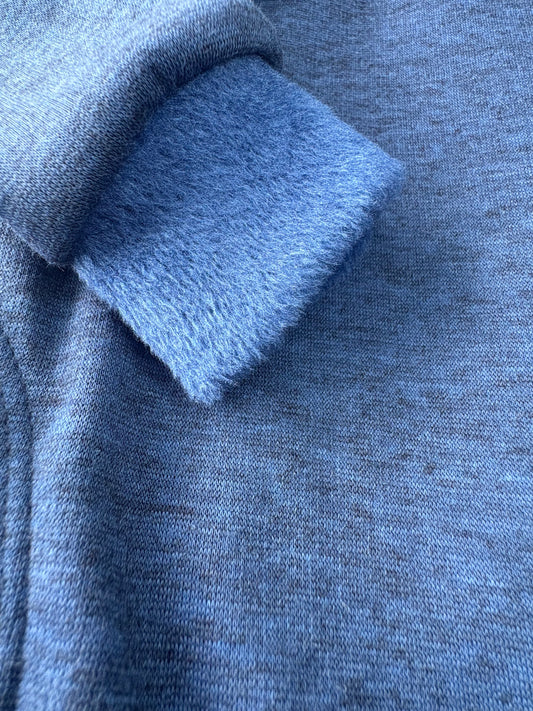 Fleece Lined Sweatshirt - Blue