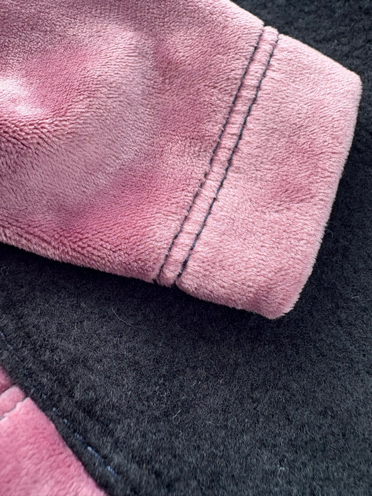 Fleece Jumper - Pink & Black