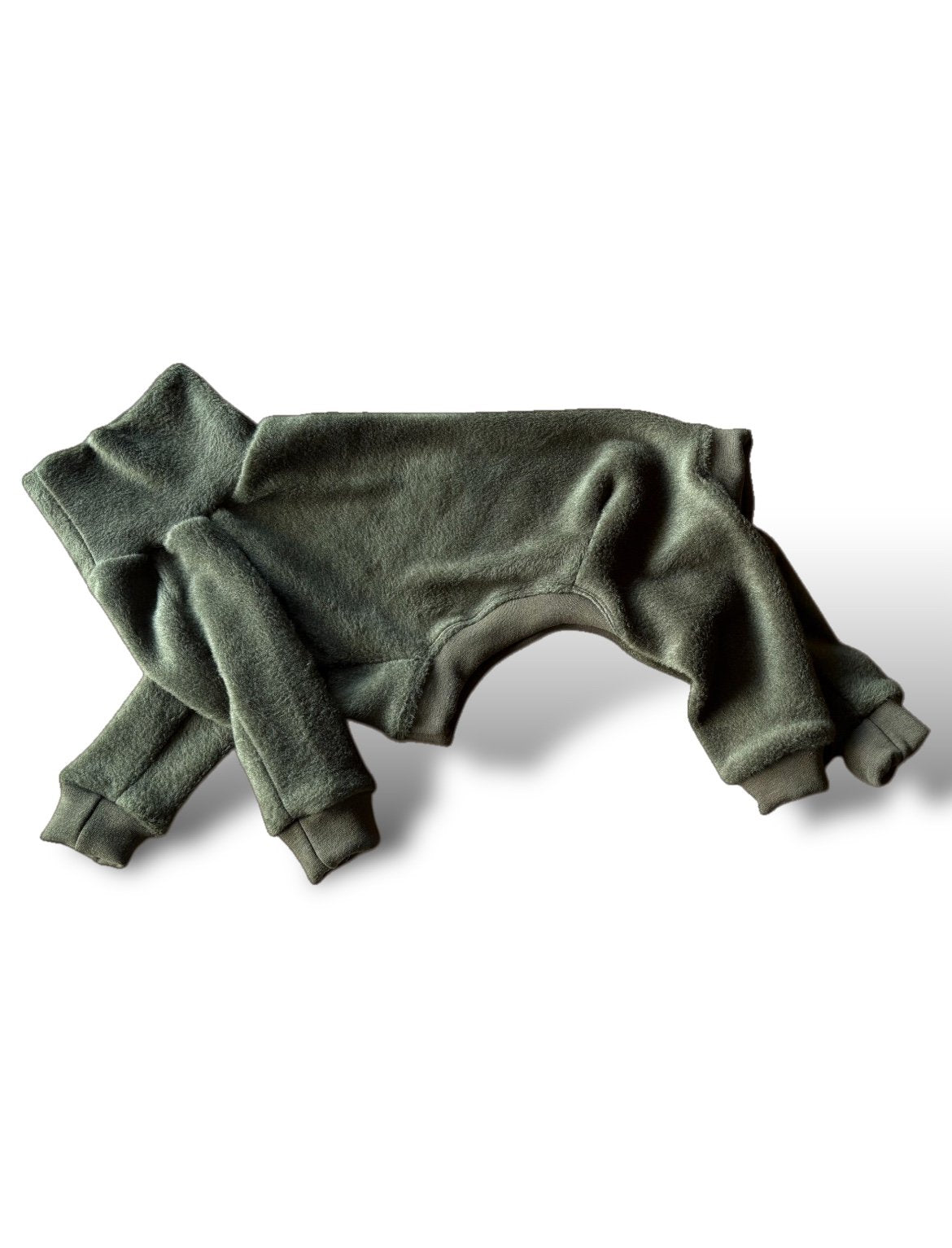 Fleece Lined Sweatshirt - Olive