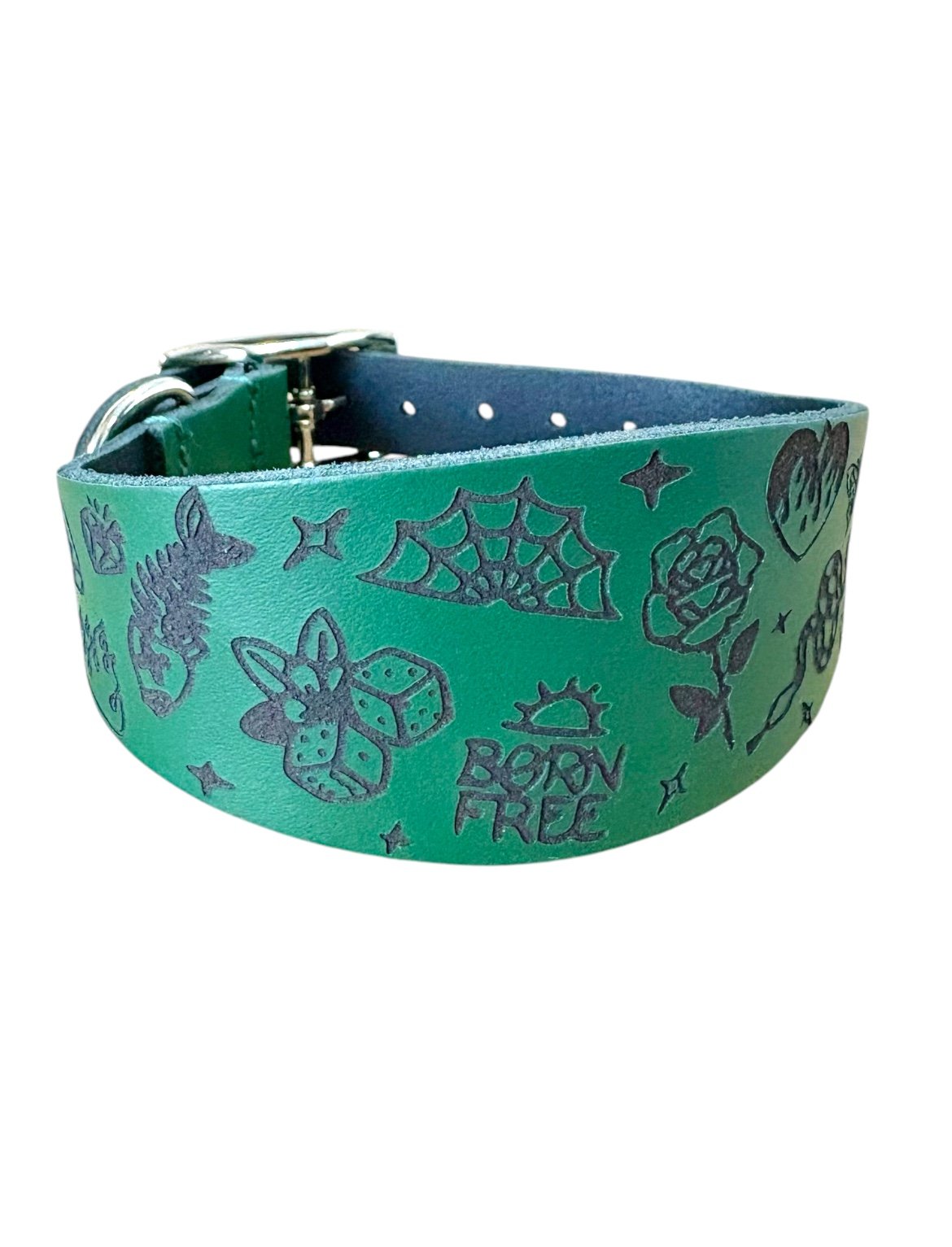 Leather Collar - Tattoo Flash