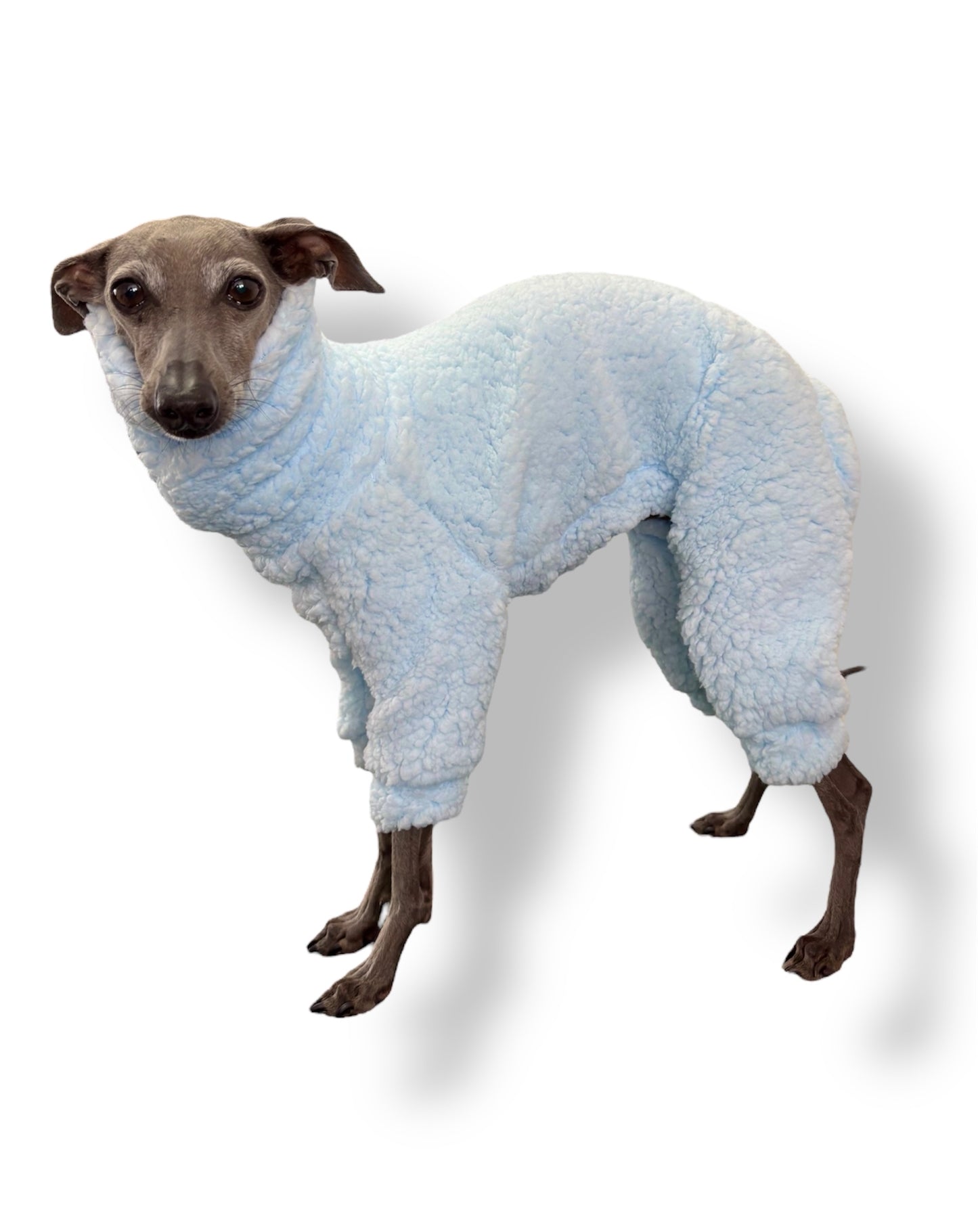 Cuddle Fur Fleece Suit - Baby Blue