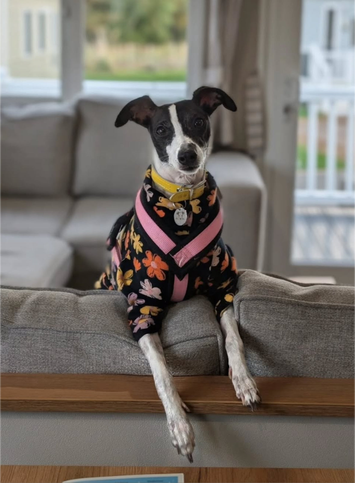Fleece Lined Sweatshirt - Flower Power