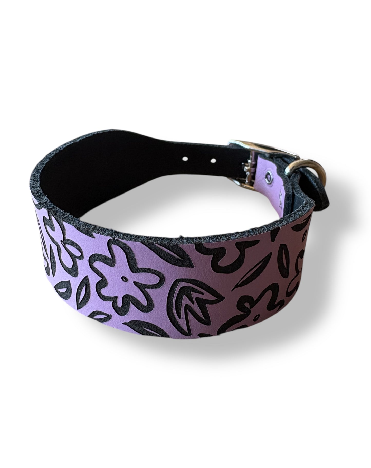 Leather Collar - Botanical