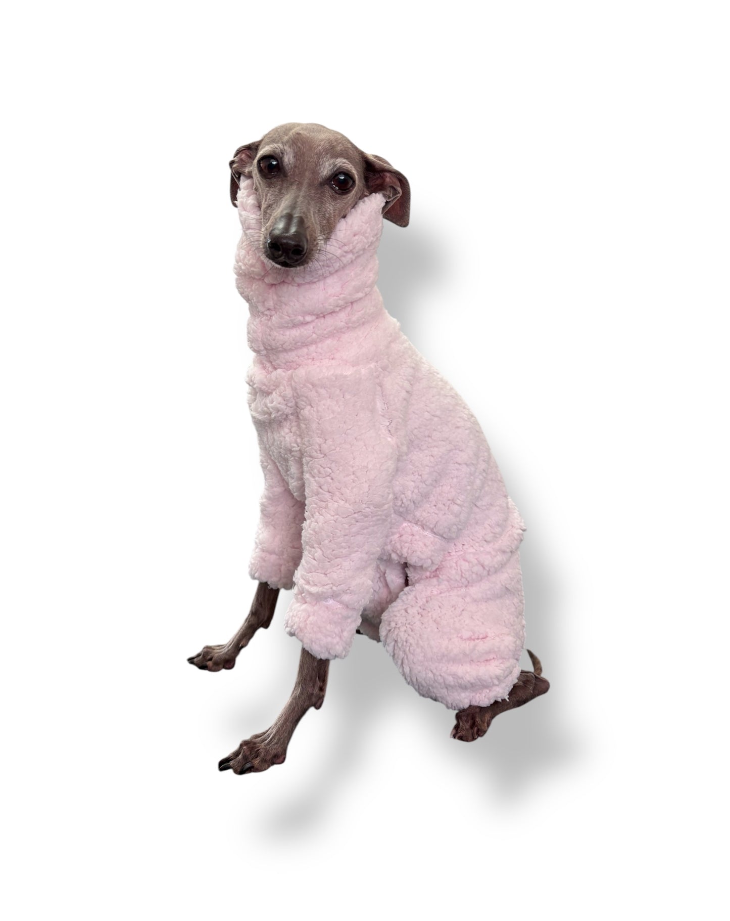 Cuddle Fur Fleece Suit - Baby Pink