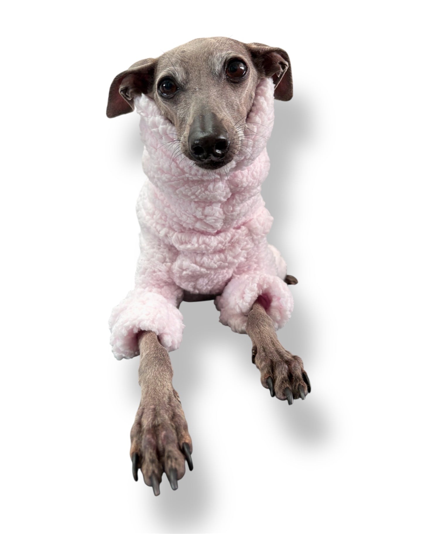 Cuddle Fur Fleece Suit - Baby Pink