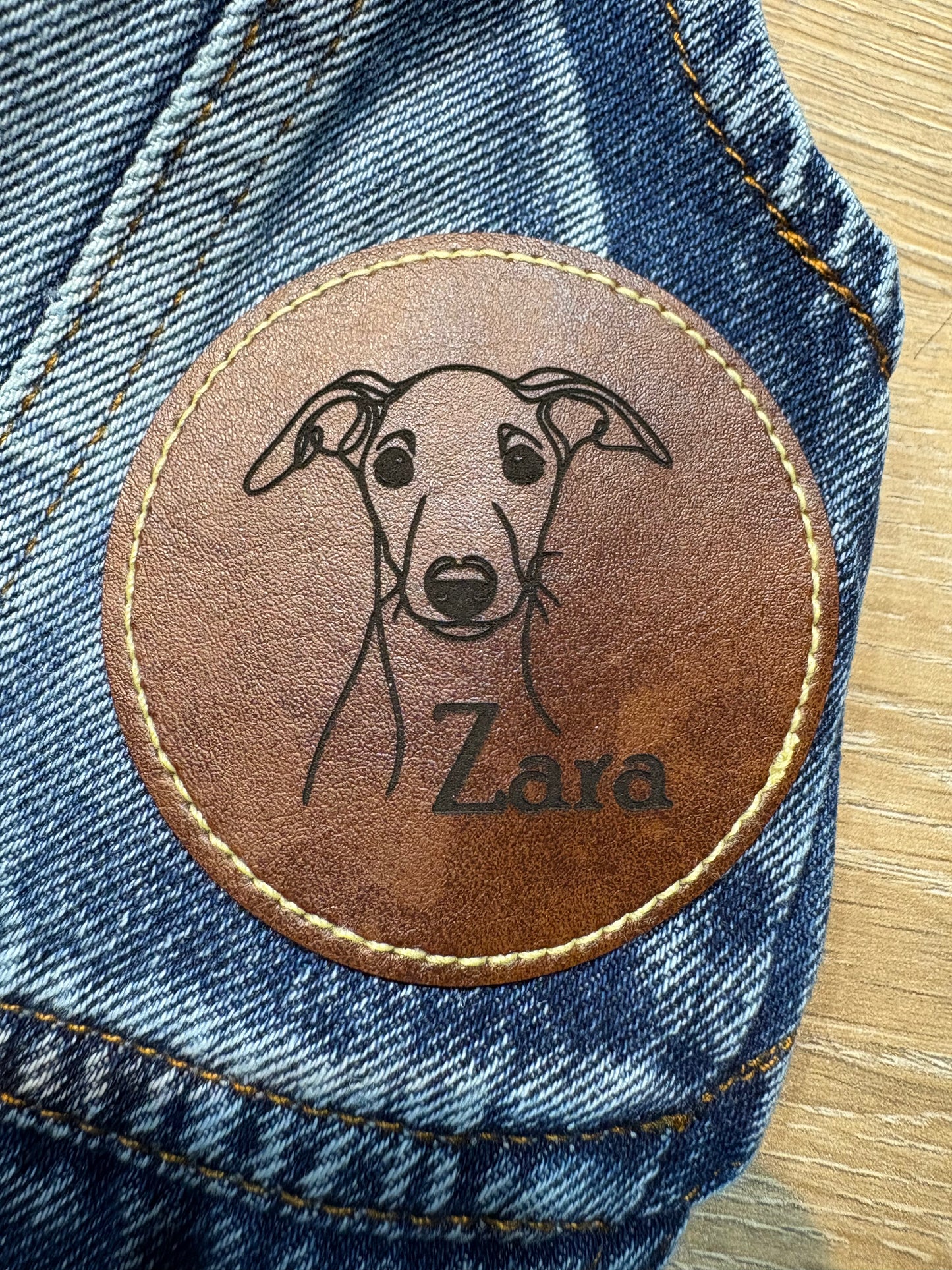 Iron-On Leather Patches