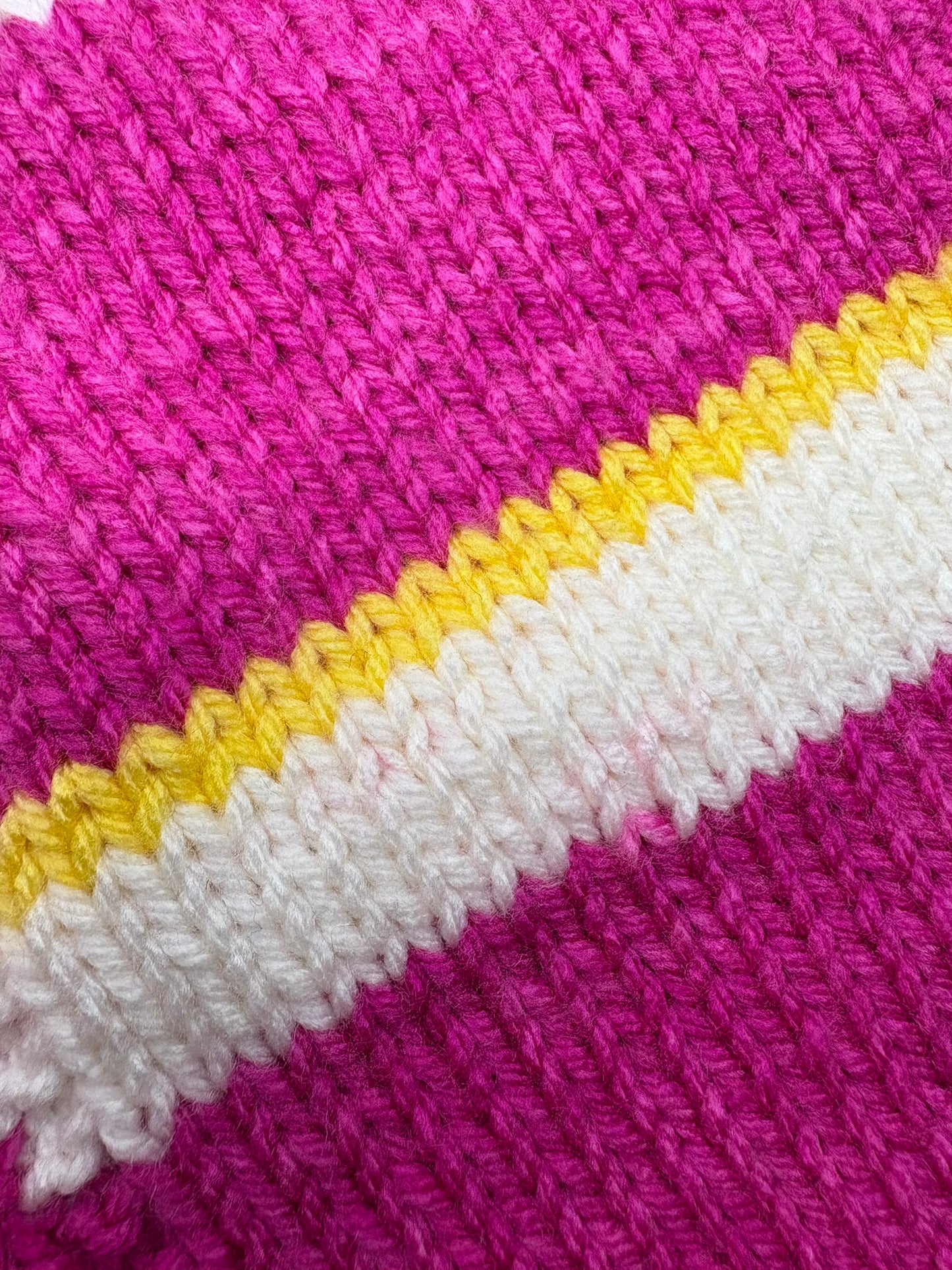 Knitted Jumper - Pink Stripes