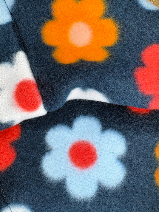 Fleece Vest - Flower Power Daisies