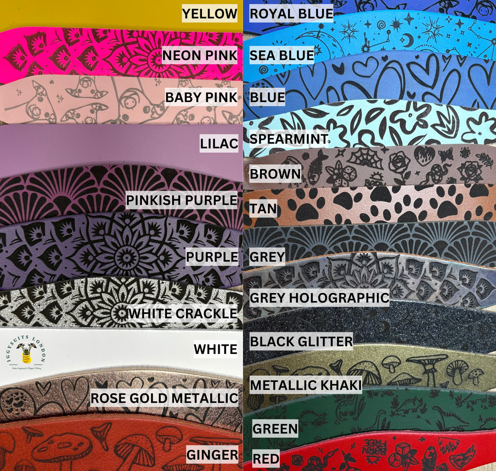 Leather Collar - Mandala