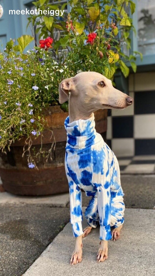 Blue Tie-Dye Water Resistant Jersey