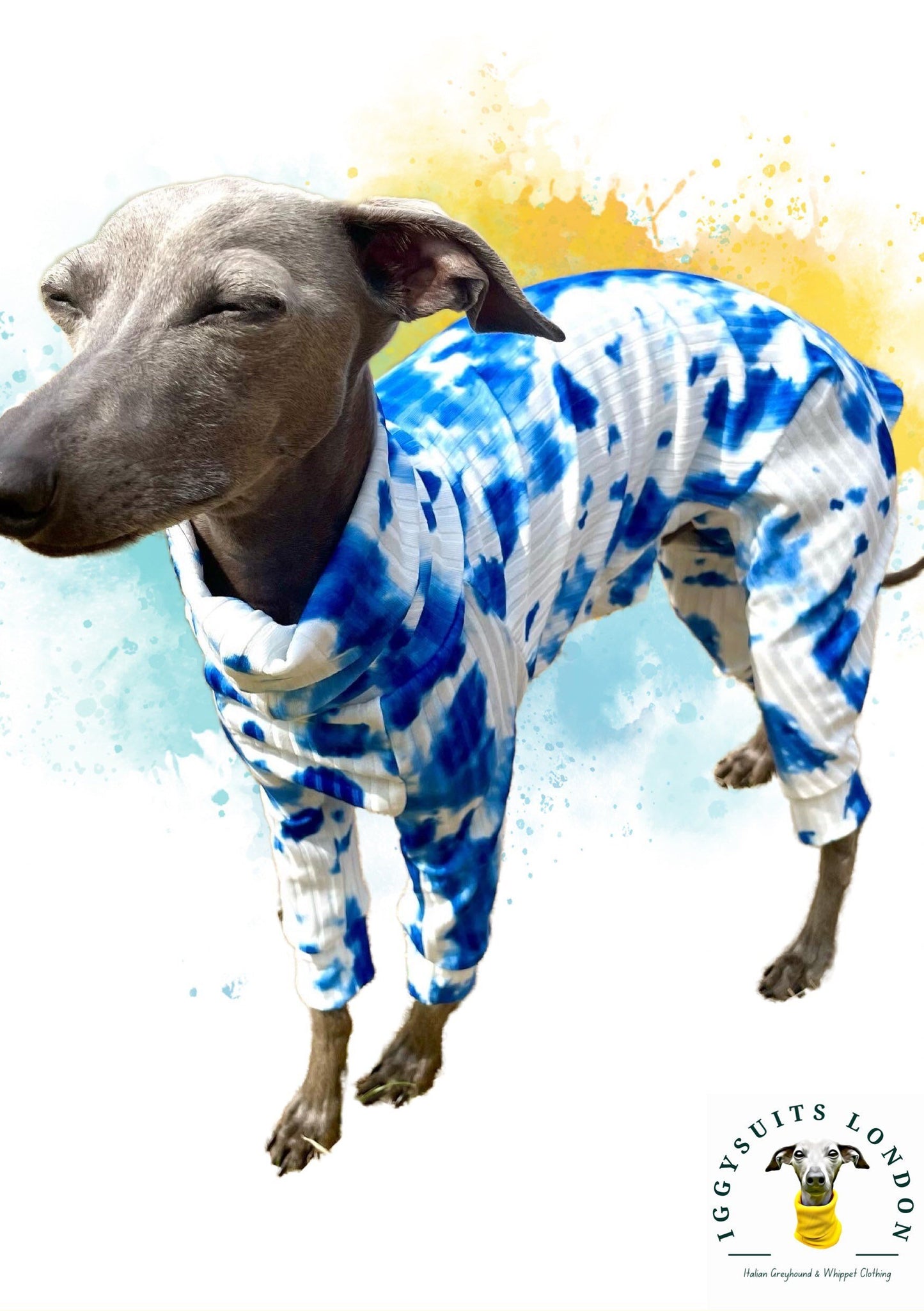 Blue Tie-Dye Water Resistant Jersey