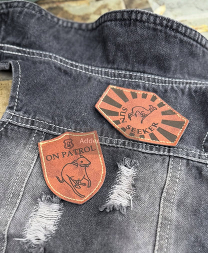 Iron-On Leather Patches