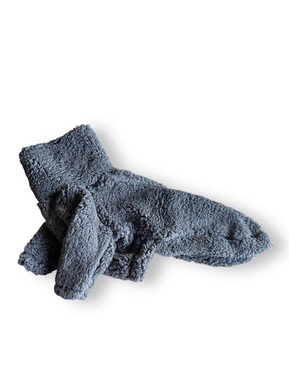 Cuddle Fur Fleece Jumper - Grey