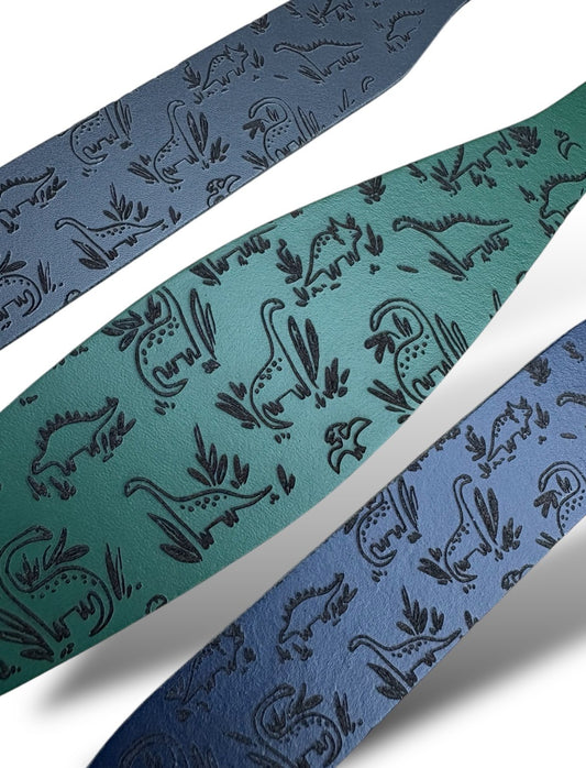 Leather Collar - Dinosaurs