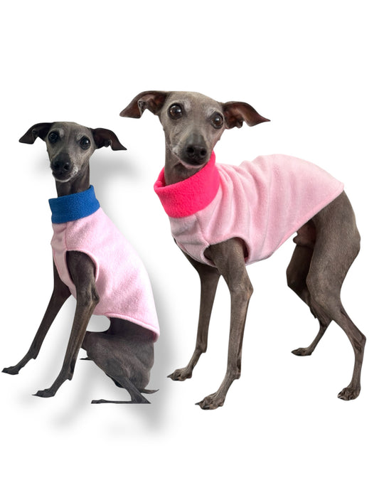 Fleece Vest - Baby Pink