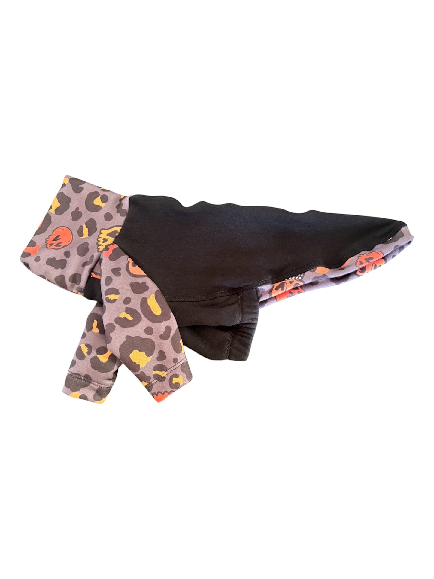 Fleece Lined Sweatshirt Jumper - Wild Skulls
