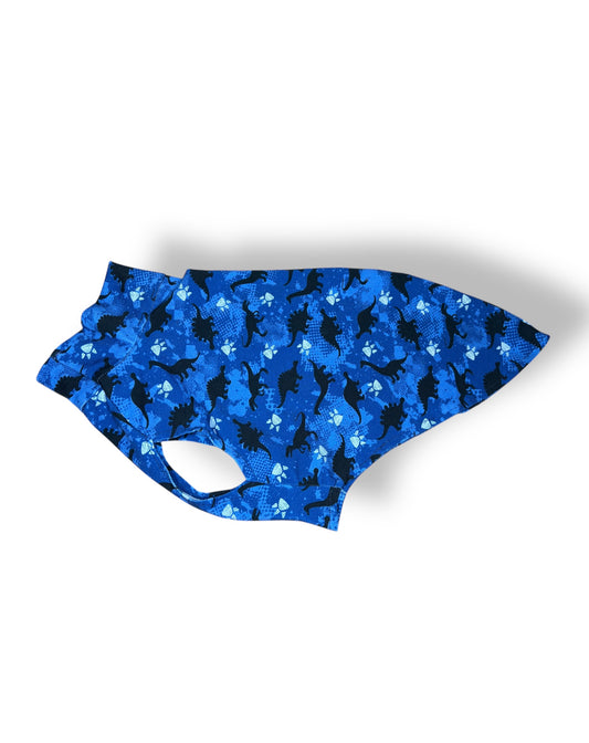 Jersey Vest - Blue Dinos