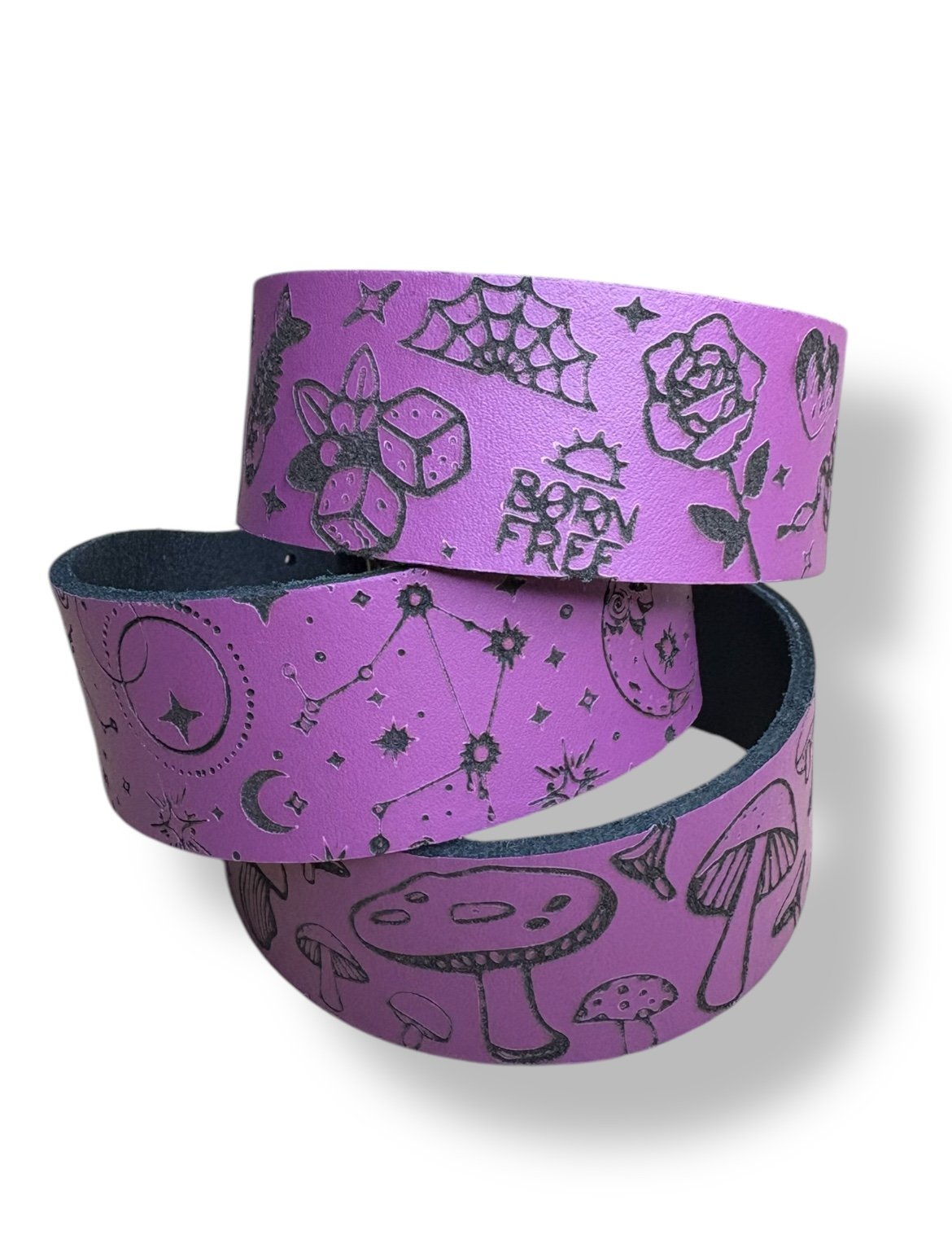 Leather Collar - Constellations