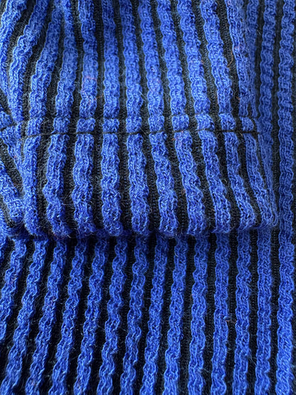 Ribbed Jersey T-Shirt - Royal Blue