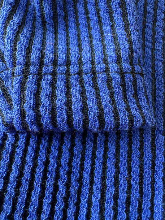 Ribbed Jersey T-Shirt - Royal Blue
