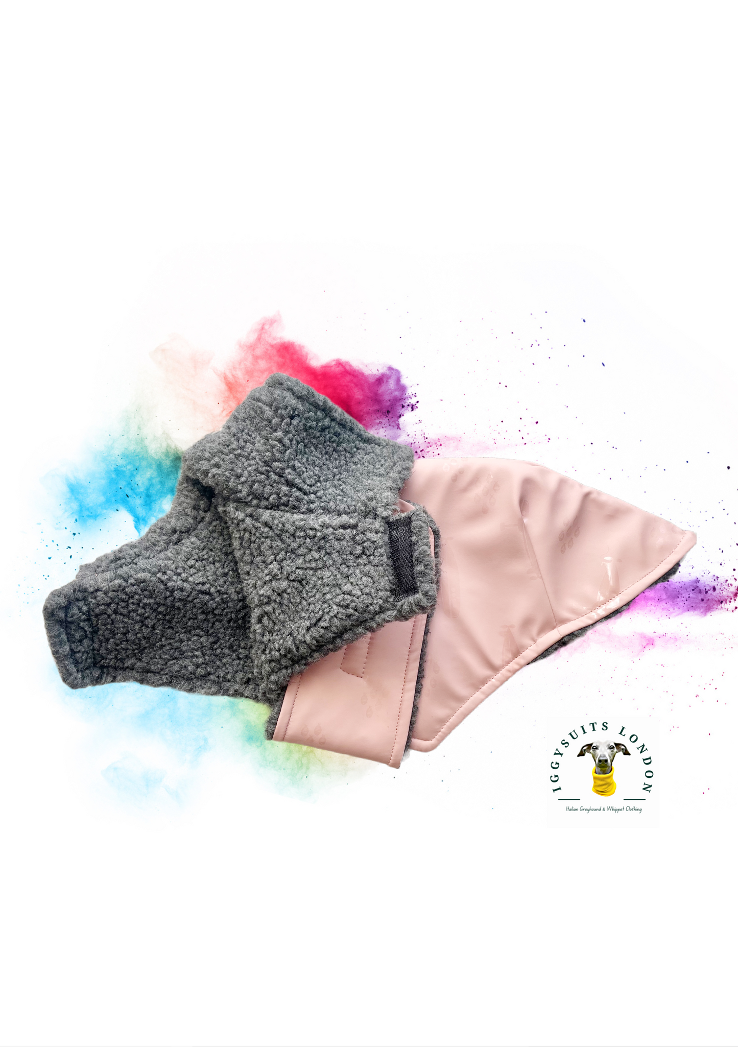 Rain Mac - Pink Submarines & Boucle Fleece Lining