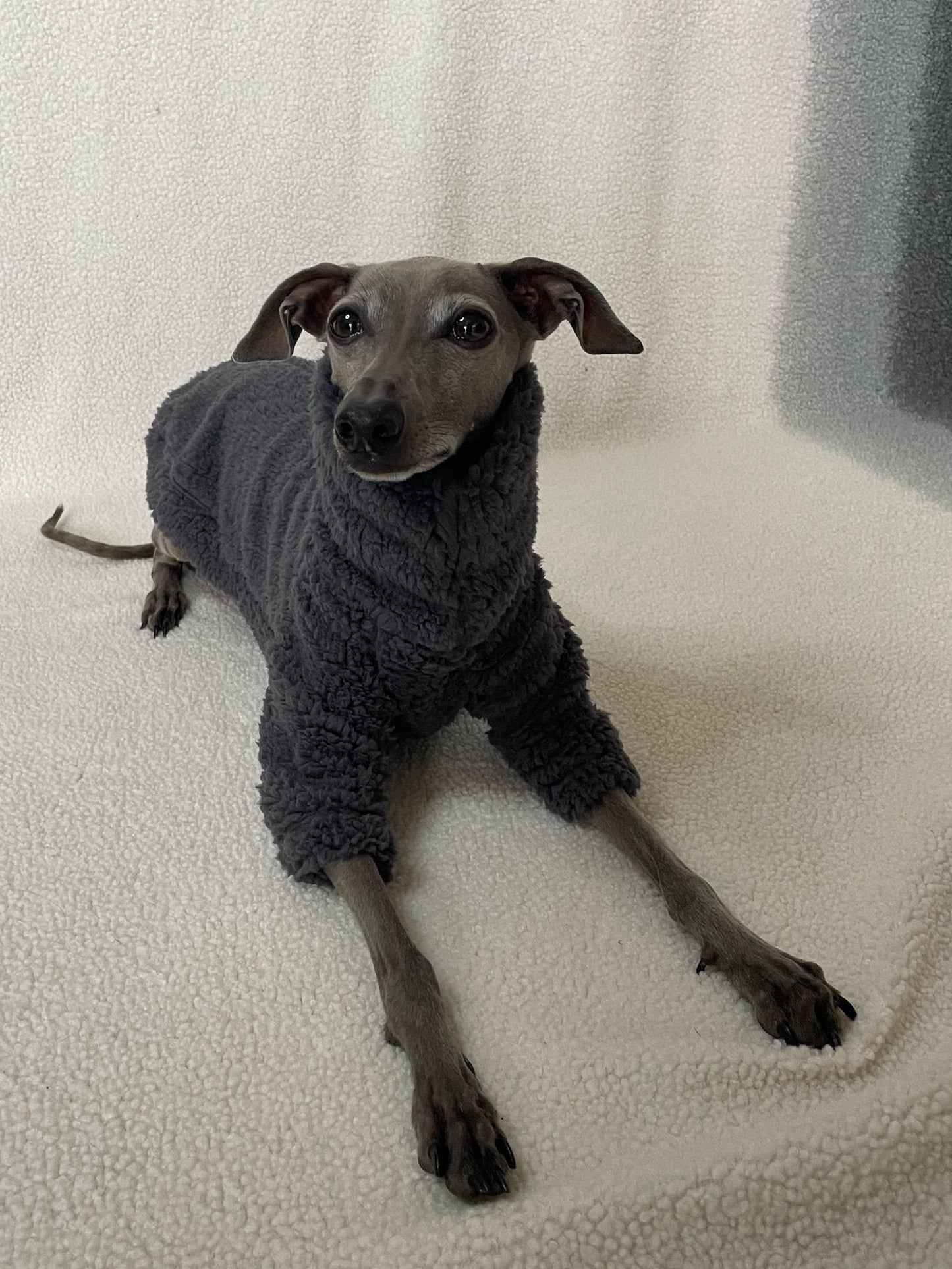 Cuddle Fur Fleece Jumper - Grey