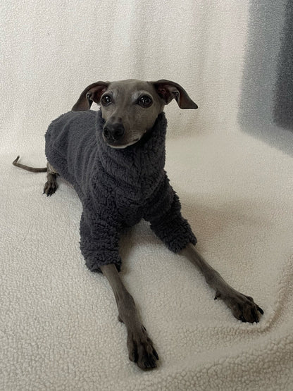 Cuddle Fur Fleece Jumper - Grey