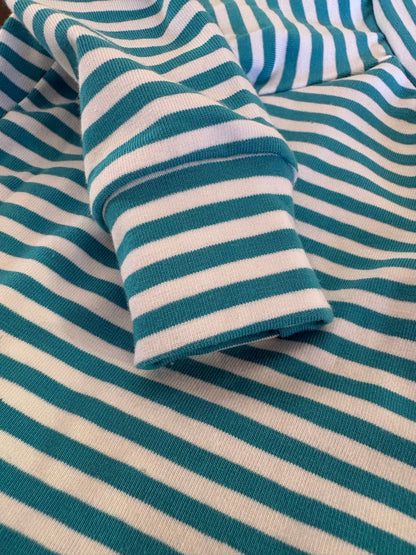 Jersey Suit - Blue Stripe
