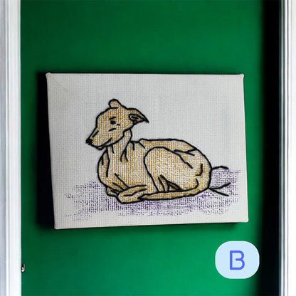 Artwork - Mini Embroidered Canvas