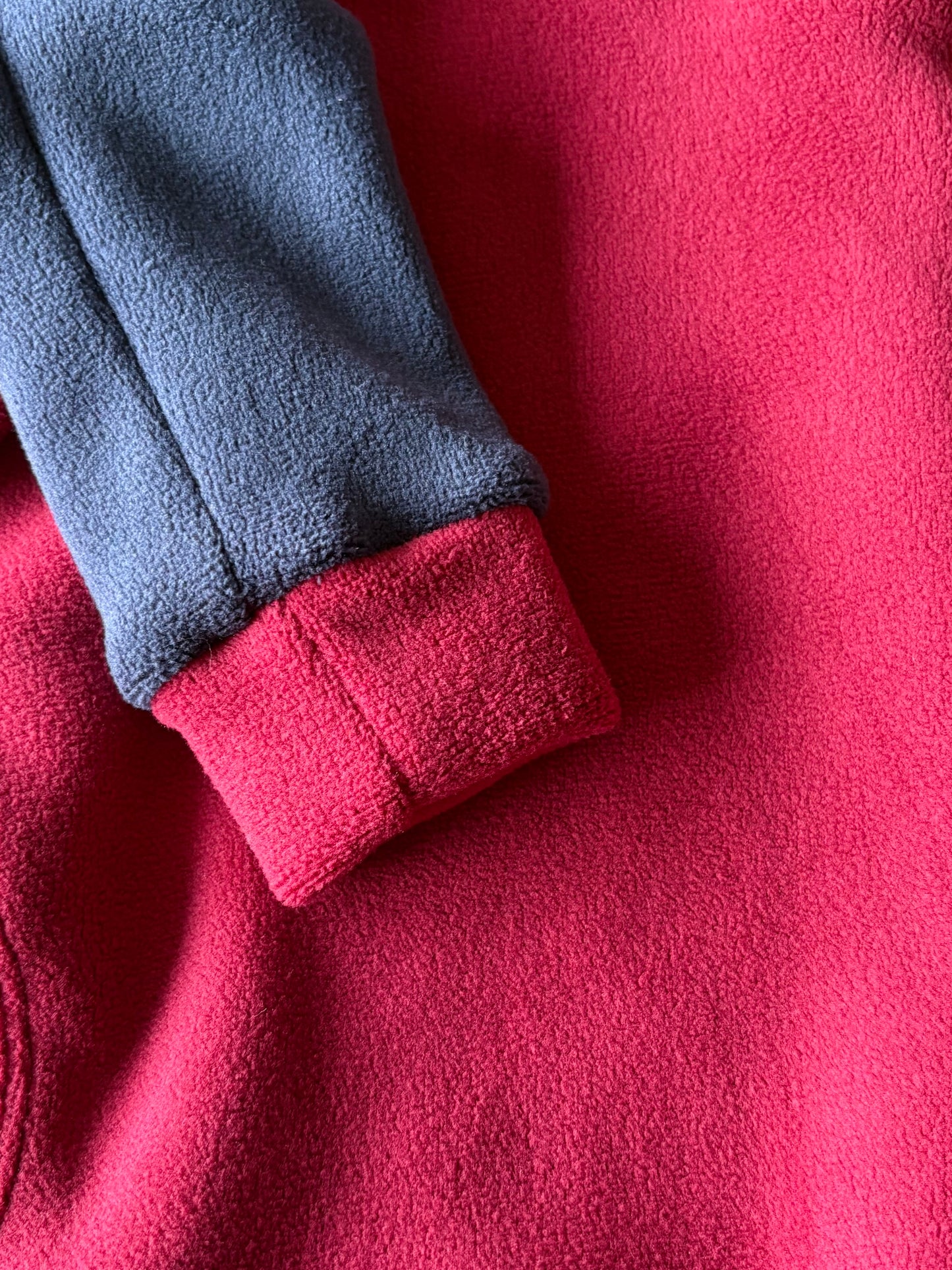Ultra-Stretch Fleece Suit - Red & Blue