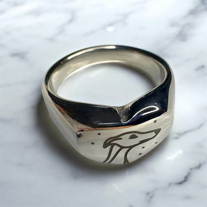 Hound Portrait Ring