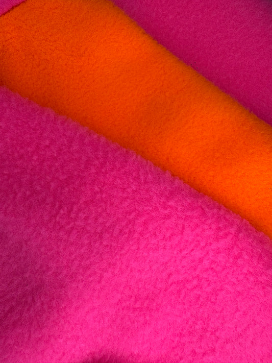 Fleece Vest - Colour Block Puppy Fleece