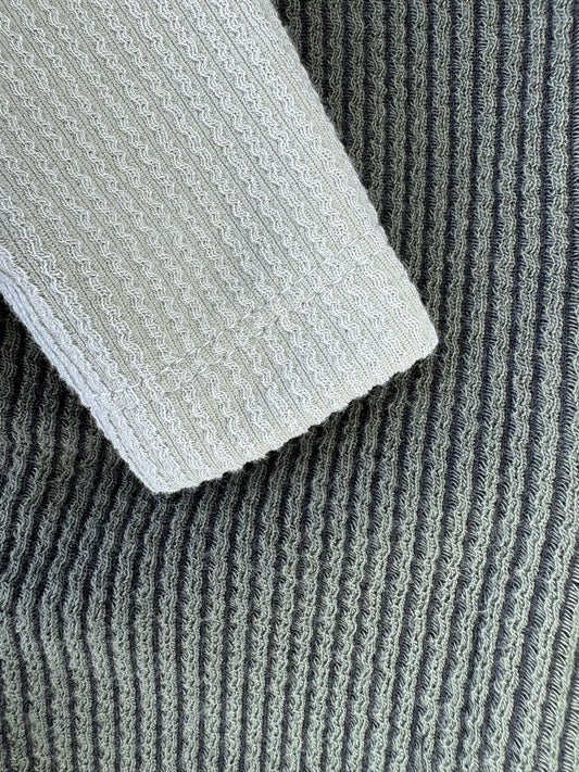 Ribbed Jersey T-Shirt - Greens