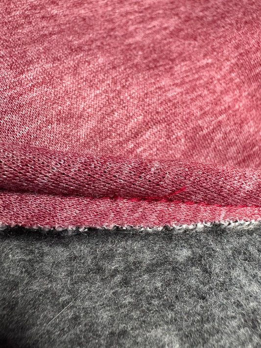 Alpine Fleece Vest - Burgundy