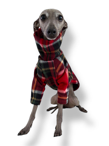 Fleece Jumper - Christmas Tartan