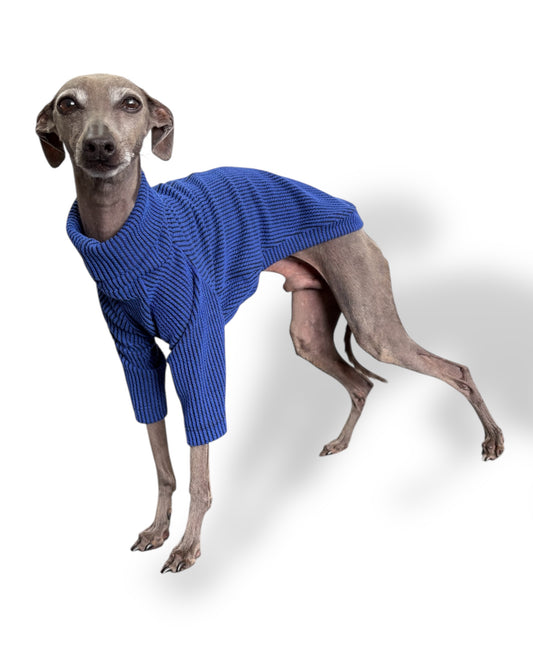 Ribbed Jersey T-Shirt - Royal Blue